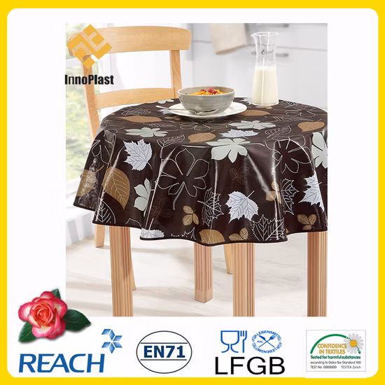 PVC-bedruckte Tischdecke/Wachstuch LFGB Oko